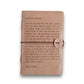 Blush Leather Artisan Journal - Beautiful Darling - Mellow Monkey