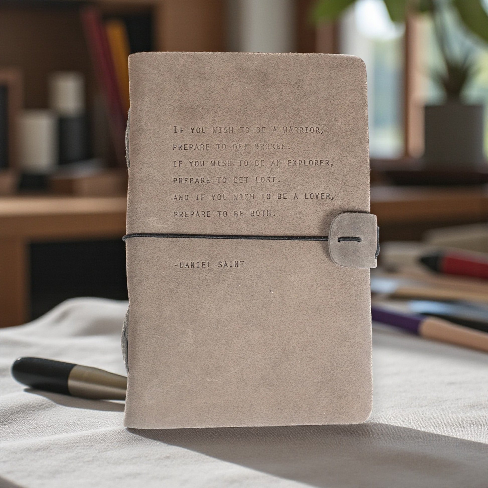 Ash Leather Artisan Journal - Daniel Saint - Mellow Monkey