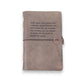 Grey Leather Artisan Journal - Every Great Dream - Mellow Monkey