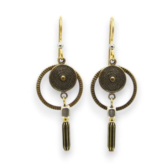 Silver Forest Industrial Steam Punk Earrings NE-2146 - Mellow Monkey