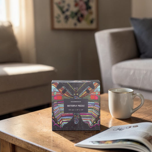 Sugarboo Butterfly Puzzle (500pcs) - 18" x 18"