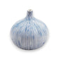 Tiny Congo - Handcrafted Porcelain Bud Vase - Fine Blue Stripes - 2.5 x 2.5 x 2.6 in - Mellow Monkey