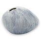 Mini Pebble Blue Porcelain Bud Vase - White with Blue Stripes - 3.4 x 2.6 x 2.4 in - Mellow Monkey
