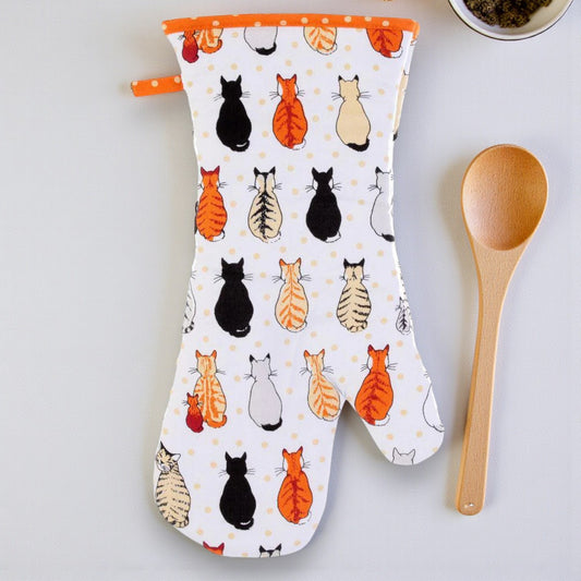 Cats In Waiting Oven Gauntlet - Mellow Monkey