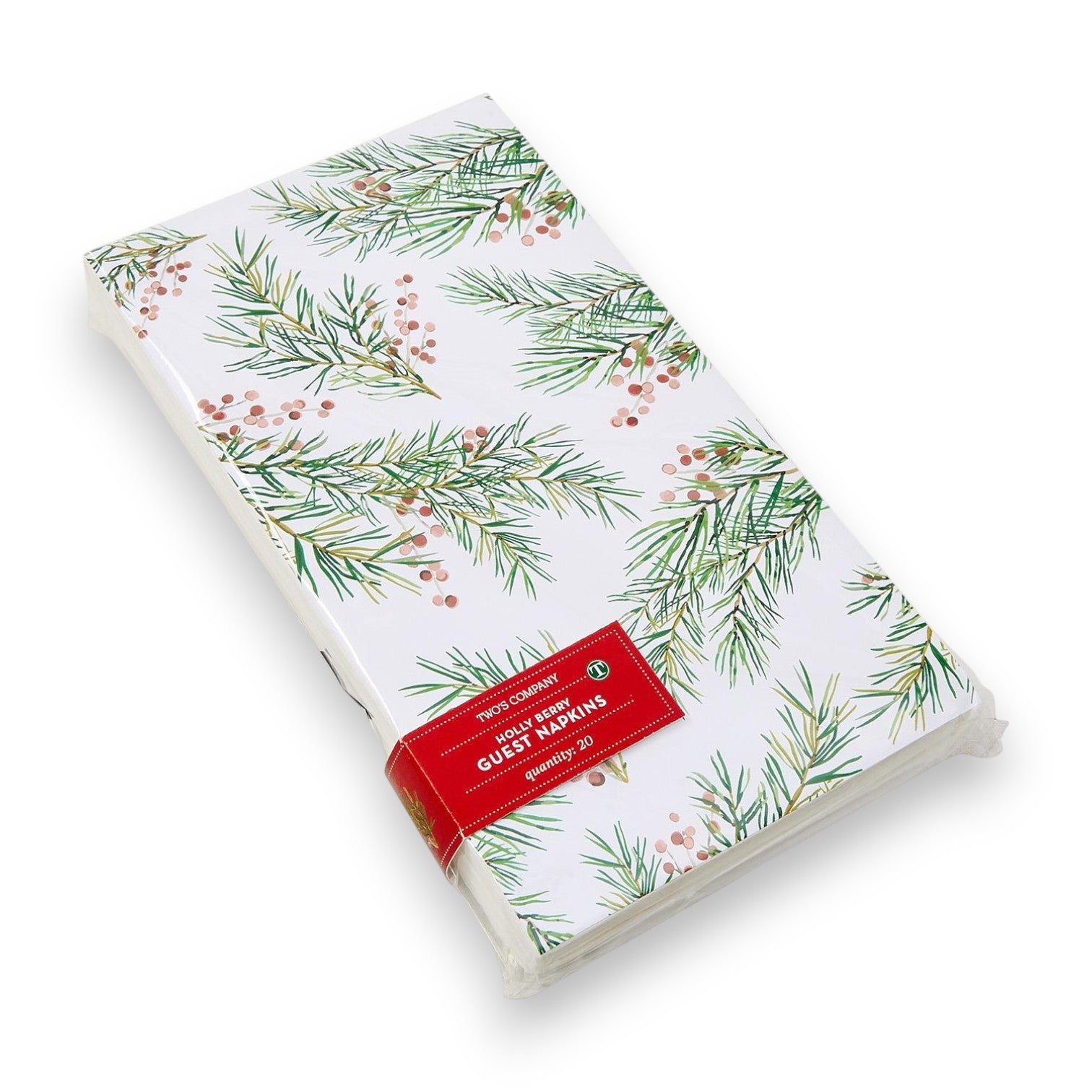 Pine Berry 3-Ply Paper Dinner Napkins - Set of 20 - Mellow Monkey