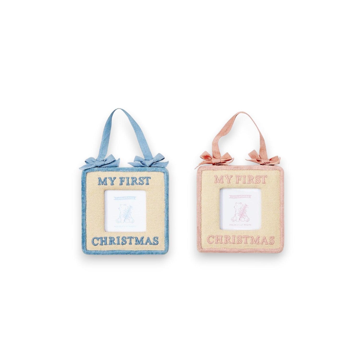 Baby's First Christmas - Photo Ornament - 4-In. - Mellow Monkey