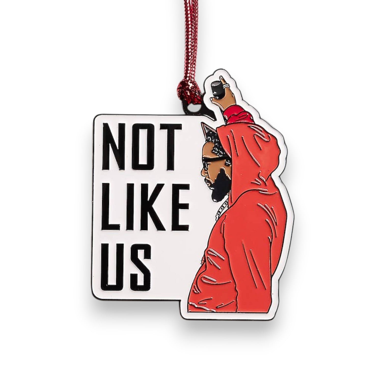 Not Like Us Enamel Holiday Ornament - Mellow Monkey