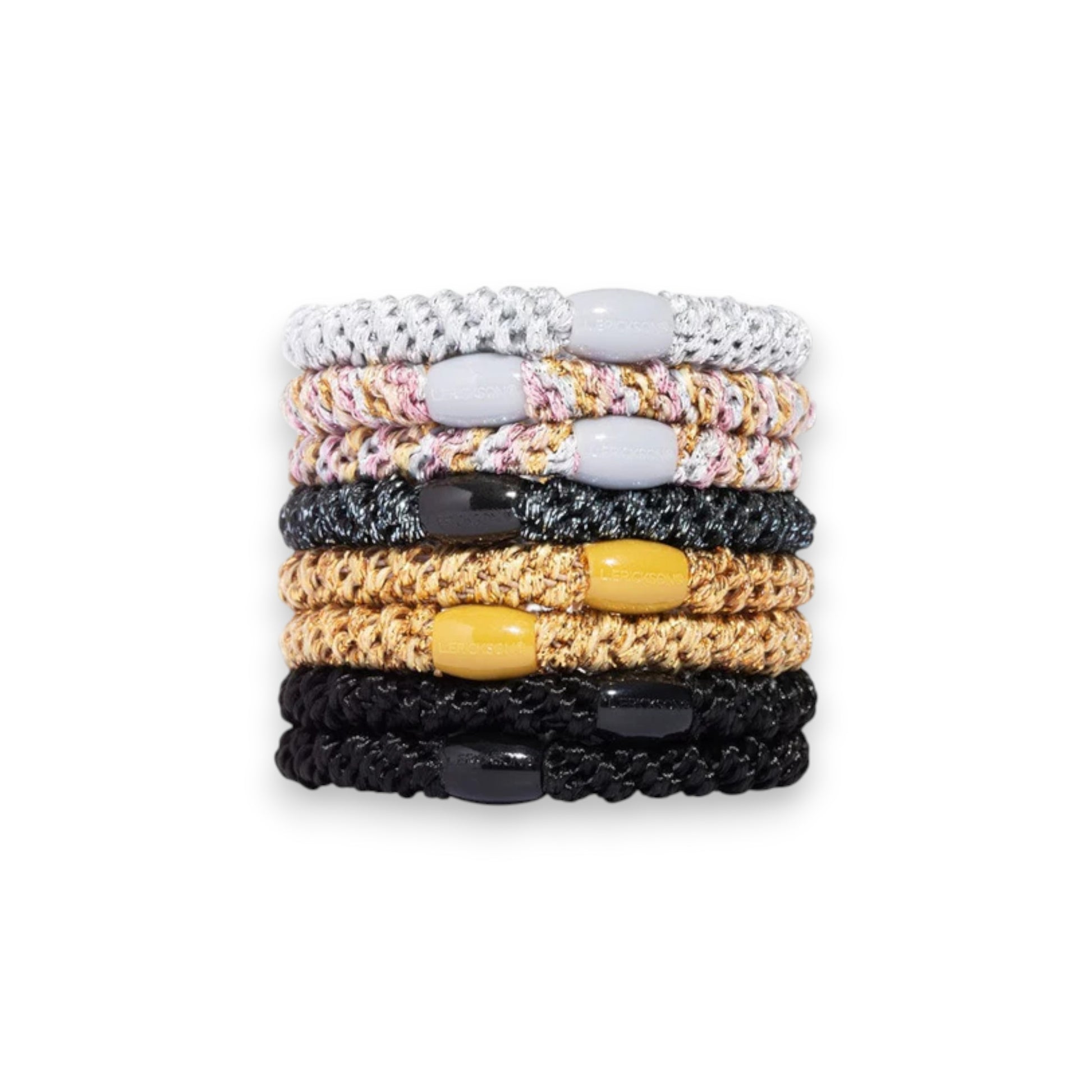 City Lights - Grab & Go Ponytail Holders - L. Erikson - Set of Eight - Mellow Monkey