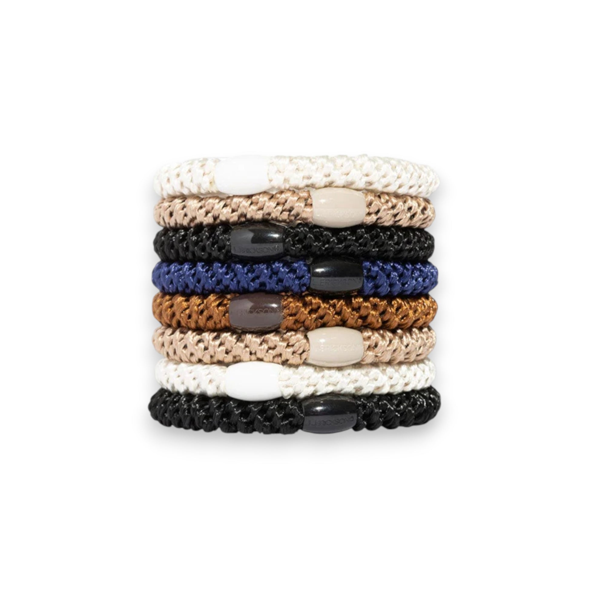 Classic - Grab & Go Ponytail Holders - L. Erikson - Set of Eight - Mellow Monkey