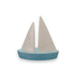 Sail Shaped Salt & Pepper Shakers In A Boat - 3-piece Set - 3-in - Mellow Monkey