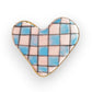 Hand-Painted Stoneware Heart Magnet - 2-in - Mellow Monkey