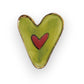 Hand-Painted Stoneware Heart Magnet - 2-in - Mellow Monkey