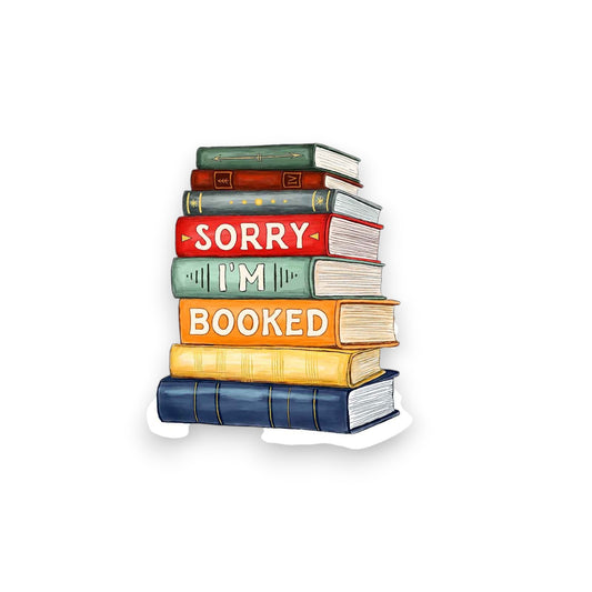 Booked- Mini Sticker #19 - Mellow Monkey