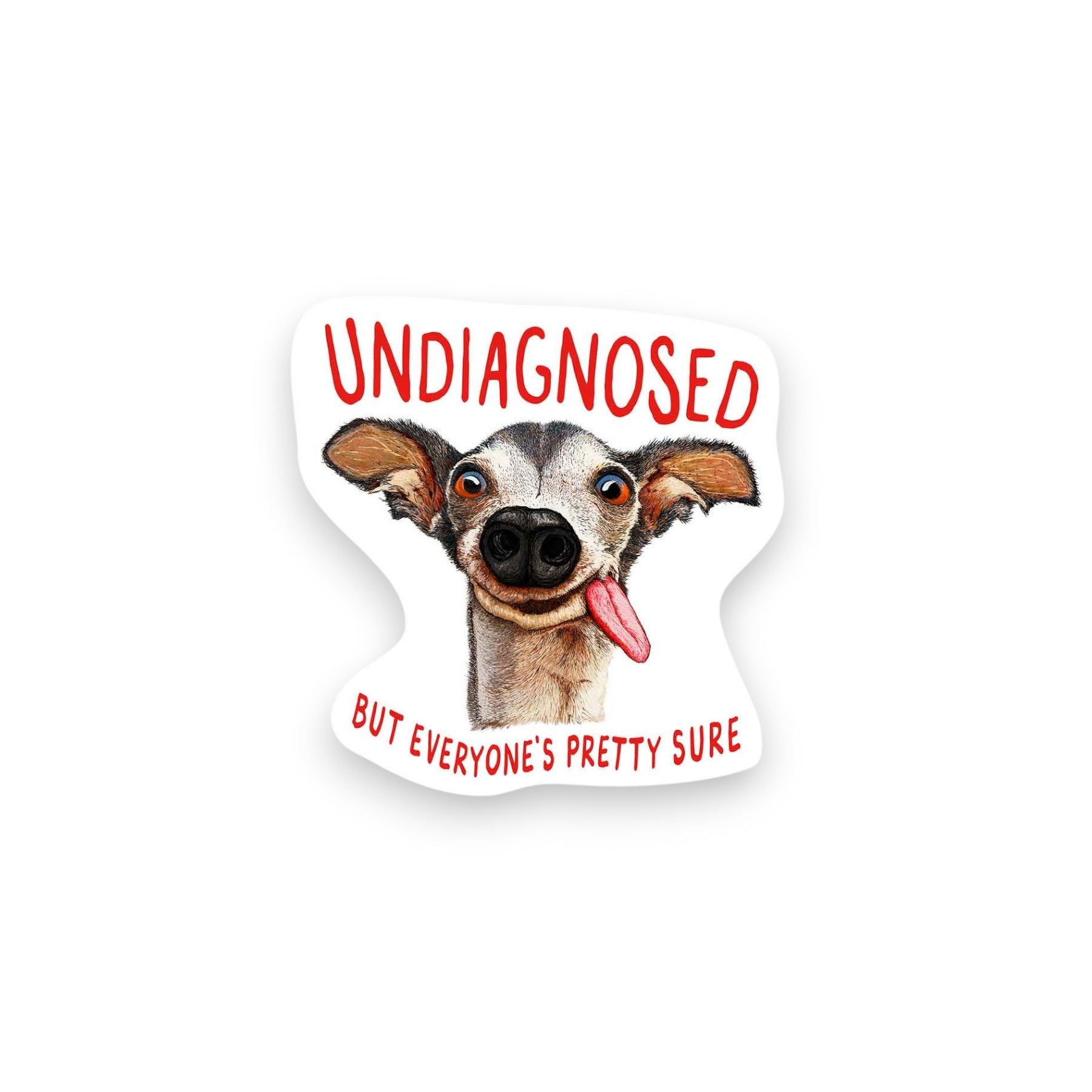 Undiagnosed - Mini Sticker #16 - Mellow Monkey