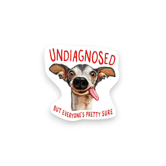 Undiagnosed - Mini Sticker #16 - Mellow Monkey