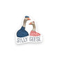 Silly Geese - Mini Sticker #15 - Mellow Monkey