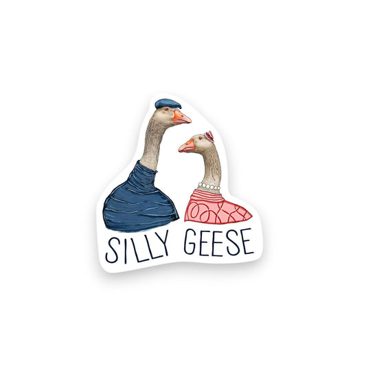 Silly Geese - Mini Sticker #15 - Mellow Monkey