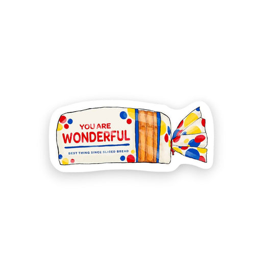 You Are Wonderful - Mini Sticker #5 - Mellow Monkey
