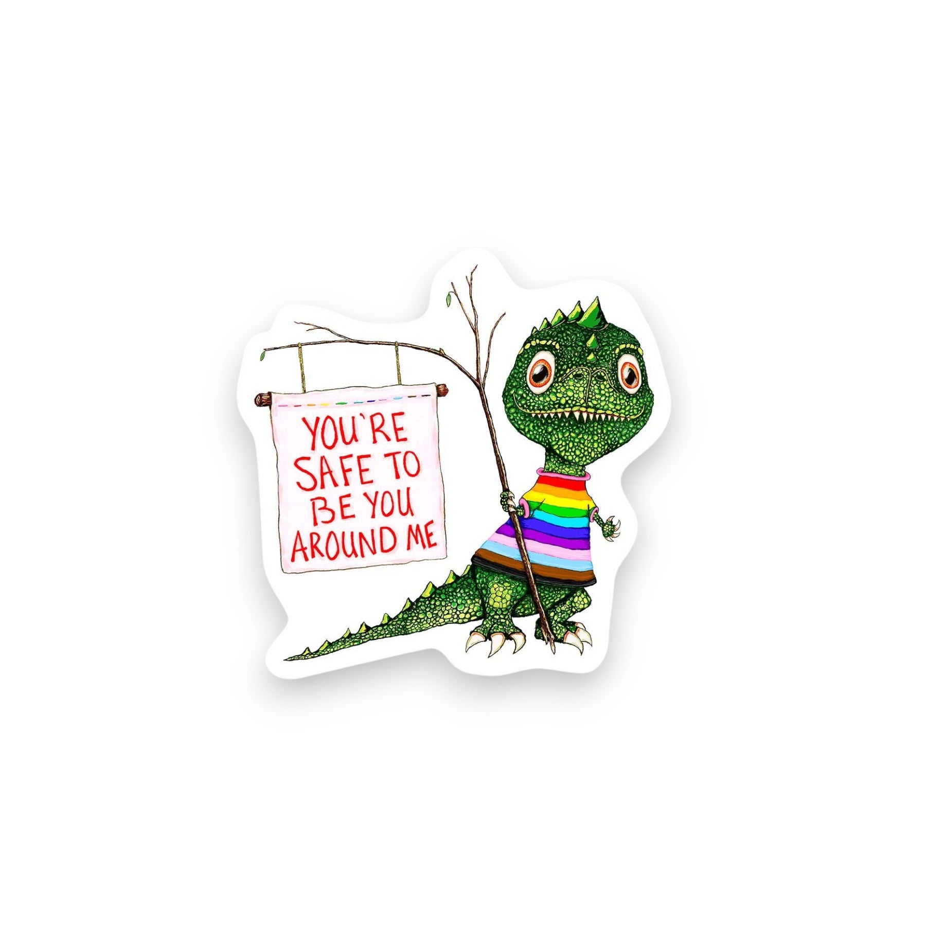 Safe - Mini Sticker #4 - Mellow Monkey
