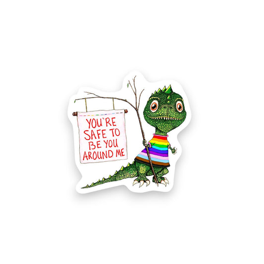 Safe - Mini Sticker #4 - Mellow Monkey