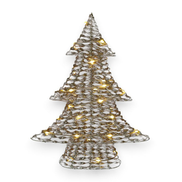Champagne Metal Tree - 19-in - Mellow Monkey