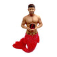 December Diamonds January Garnet Merman Collectible Ornament 55-55489 - Mellow Monkey