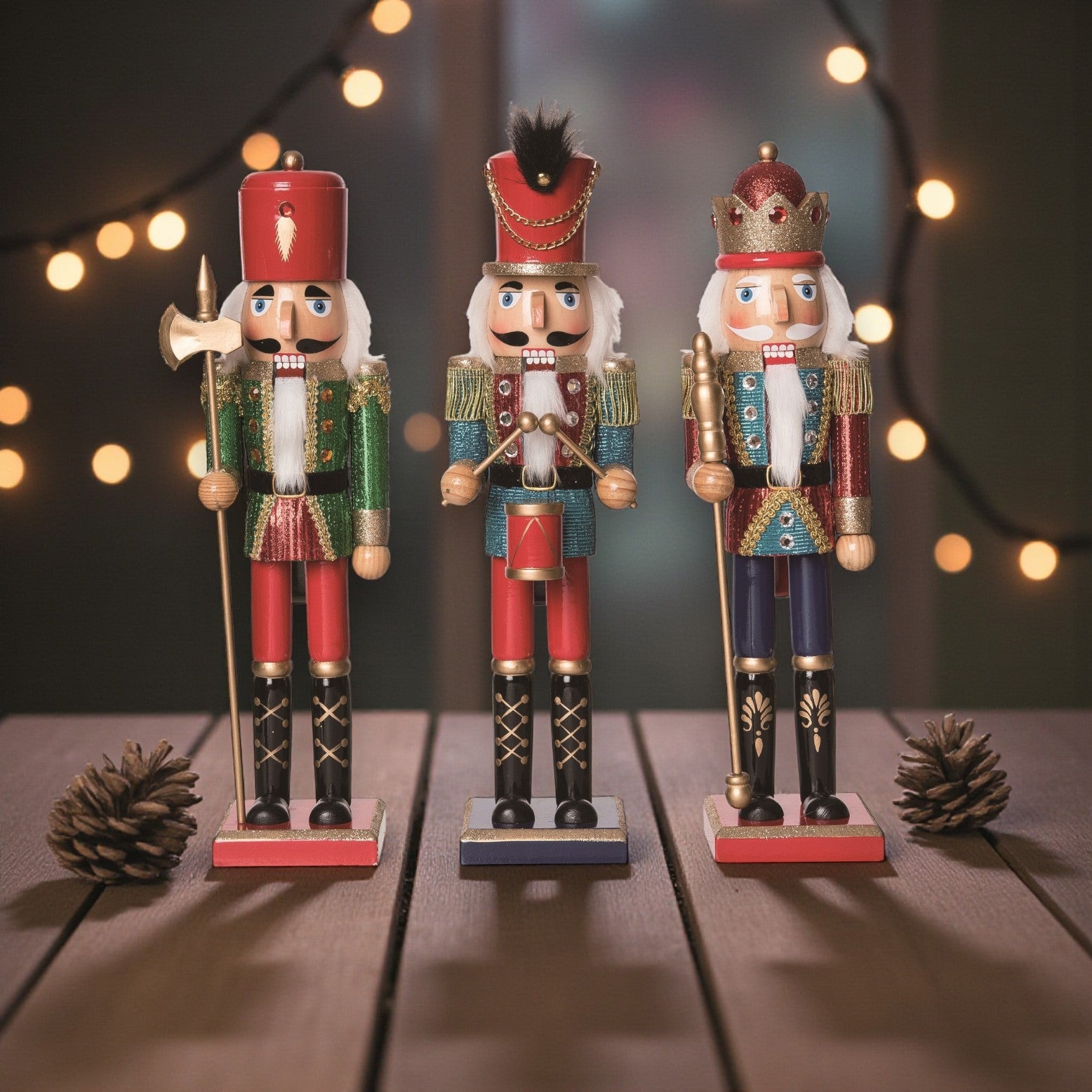 Nutcracker Decorative Figure - 15-in - Mellow Monkey