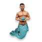 December Diamonds December Turquoise Collectible Merman Ornament 55-55500 - Mellow Monkey
