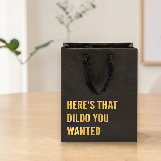 Here's that Dildo You Wanted - Funny Gift Bag - Mellow Monkey