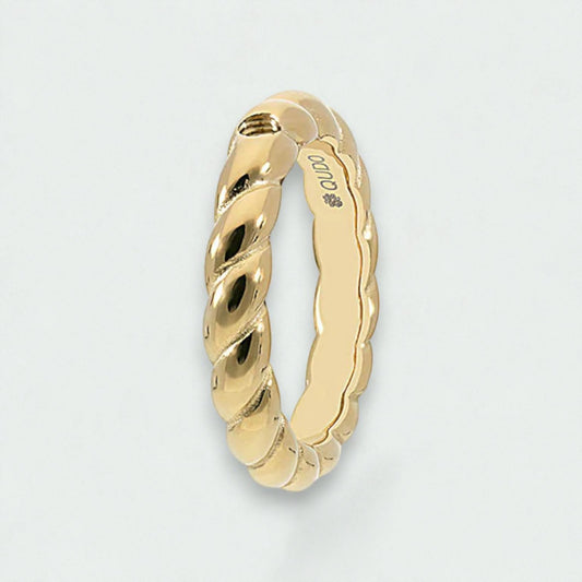 QUDO Basic LANA Ring - Gold - Mellow Monkey