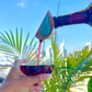 Turquoise Songbird 'Singing' Wine Bottle Pourer - Mellow Monkey