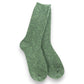 World's Softest - Cotton Slub Marled Crew Sock - Ivy - Mellow Monkey