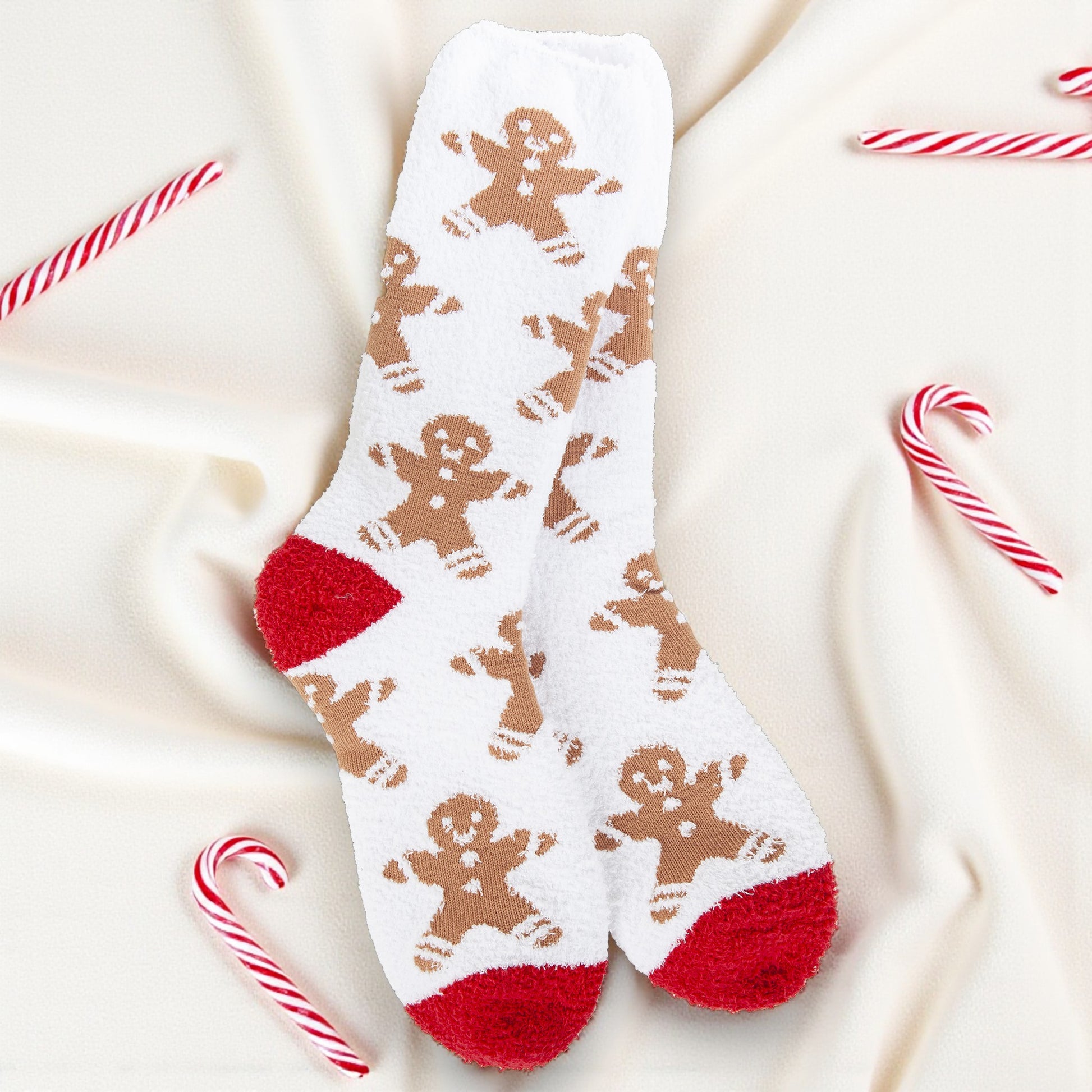 World's Softest - Cozy Crew Socks - Ginger Snap - Mellow Monkey