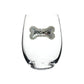 Dog Mom Stemless Wine Glass - Mellow Monkey