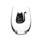 Cat Lady Stemless Wine Glass - Mellow Monkey