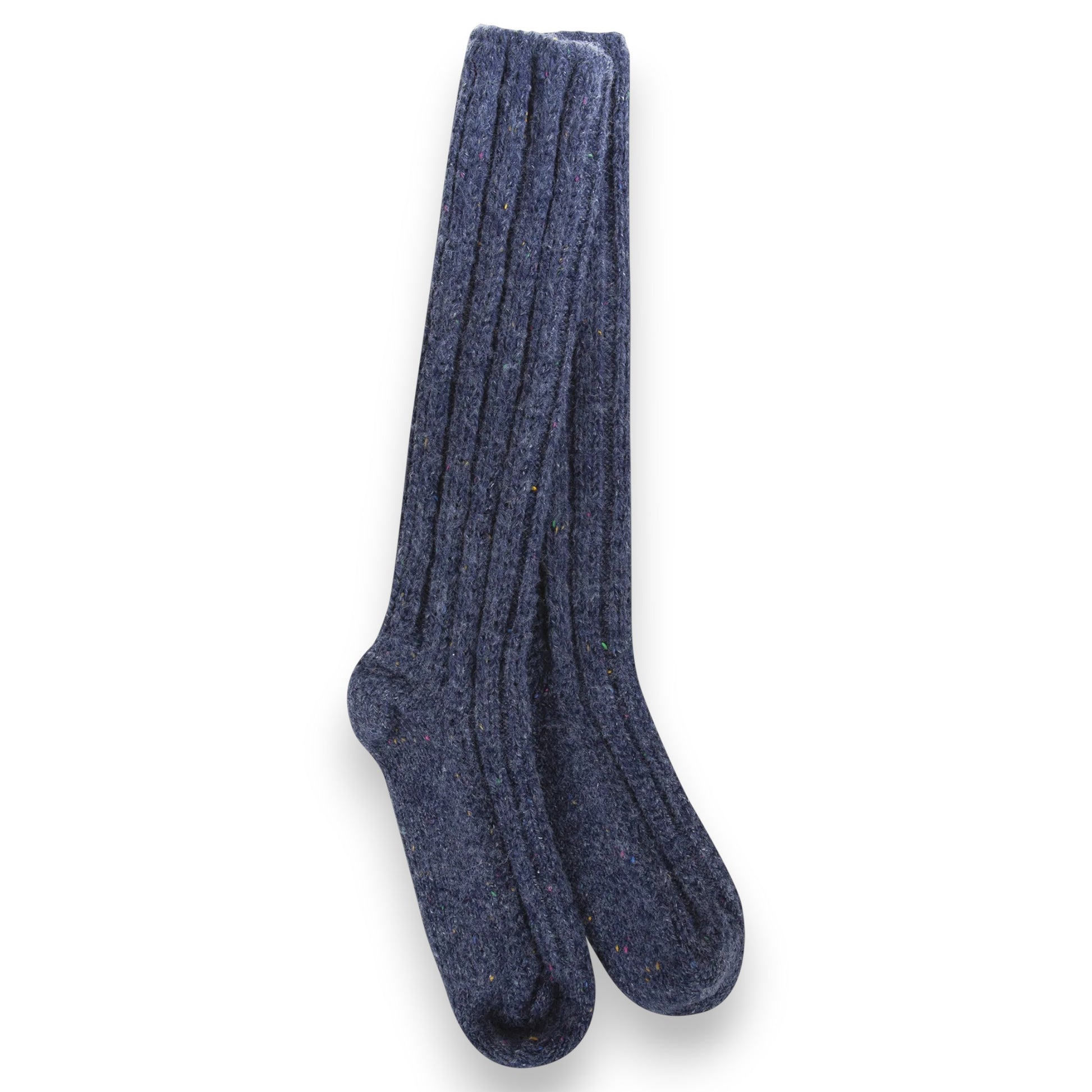 World's Softest - Sweater Slouch Crew Socks - Denim Confetti - Mellow Monkey