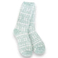 World's Softest - Winter Crew Socks - Fair Isle Green - Mellow Monkey
