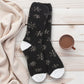 World's Softest - Winter Shimmer Crew Socks - Black - Mellow Monkey