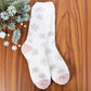 World's Softest - Winter Shimmer Crew Socks - White - Mellow Monkey