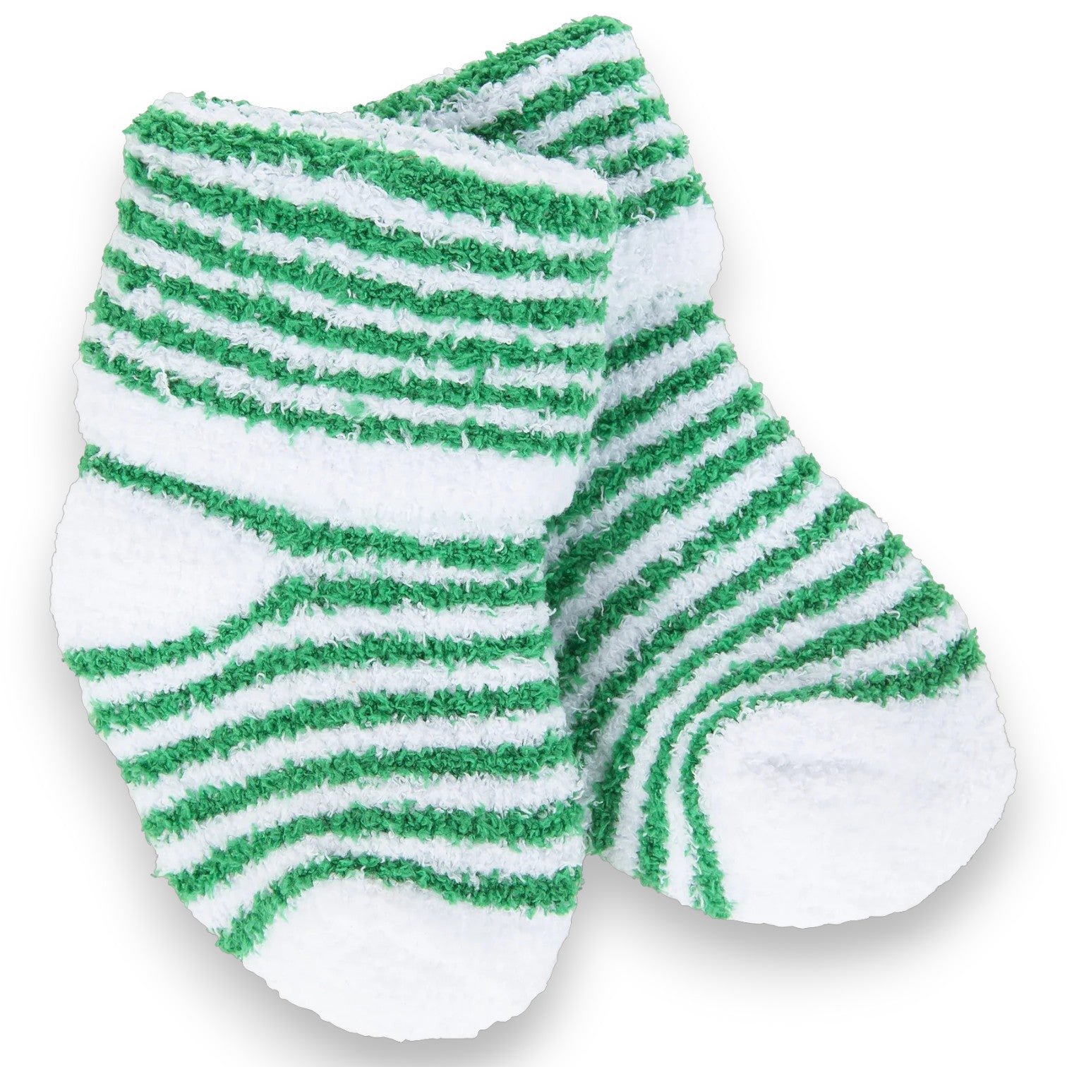 Mouse Creek - Infant Crew Socks - Green Stripe - Mellow Monkey