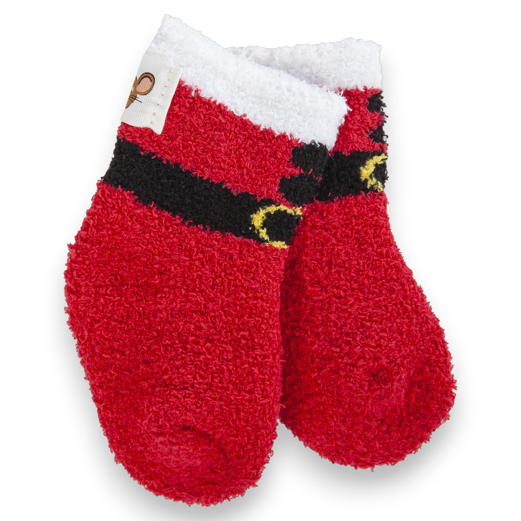 Mouse Creek - Infant Crew Socks - Santa - Mellow Monkey