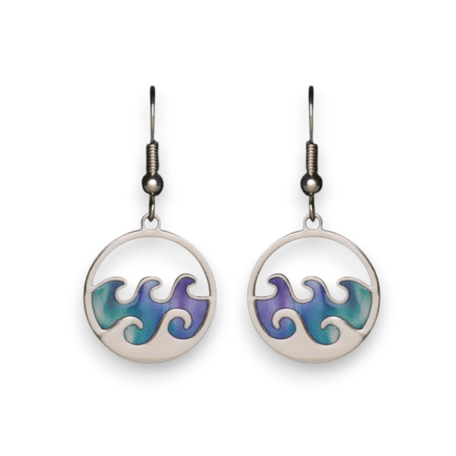 Northern Lights Waves Earrings - Mellow Monkey