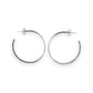 Spirit by Silver Forest Large Silver Open Hoop Earrings SA-0199 - Mellow Monkey