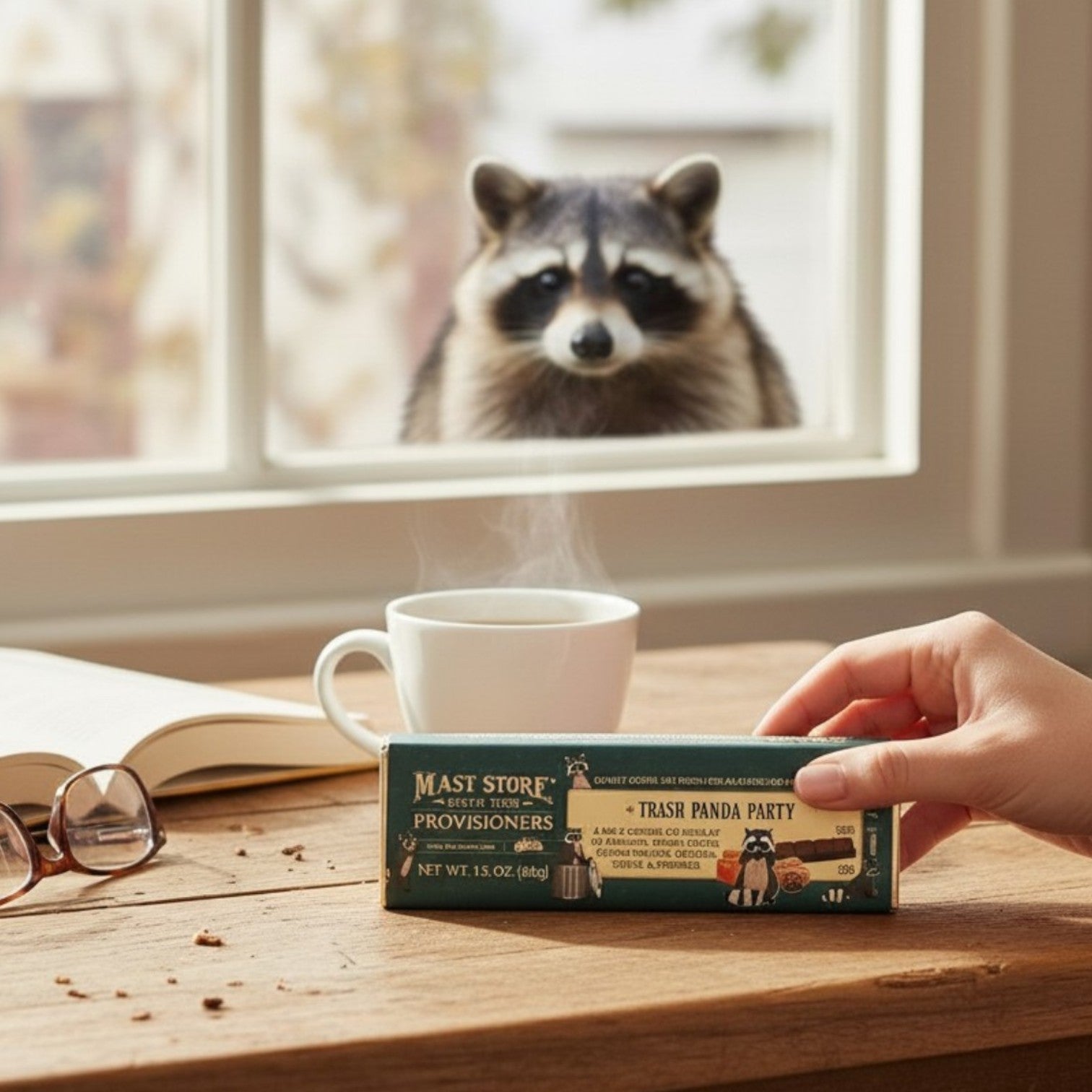 Mast General Trash Panda Chocolate Bar - 1-1/2-oz - Mellow Monkey