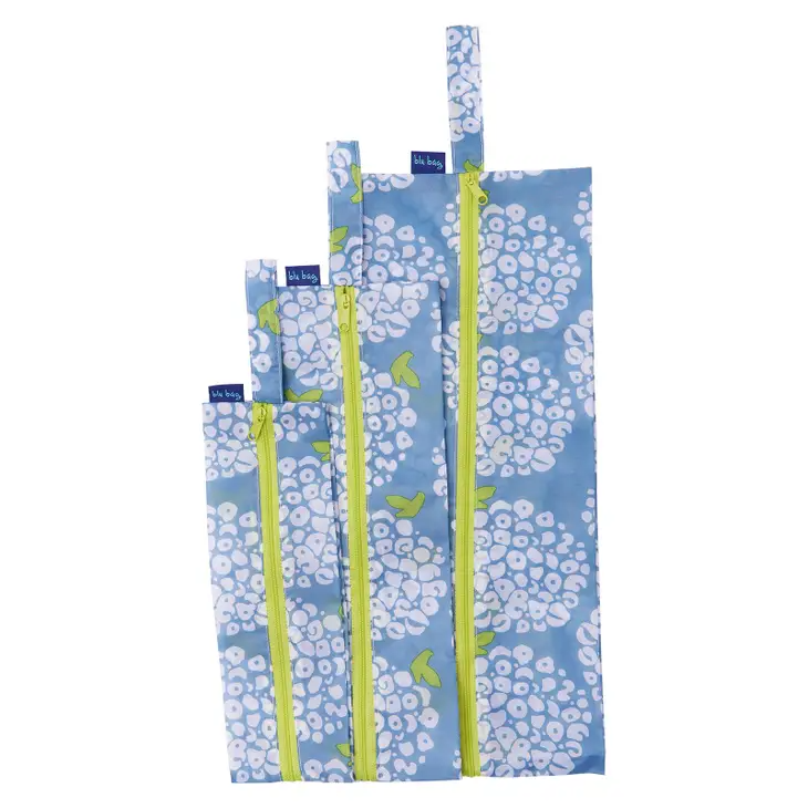 Hydrangea Blossoms Travel Cubes - Set of 3 - Mellow Monkey