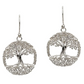 Tree of Life Silver Earrings - Mellow Monkey