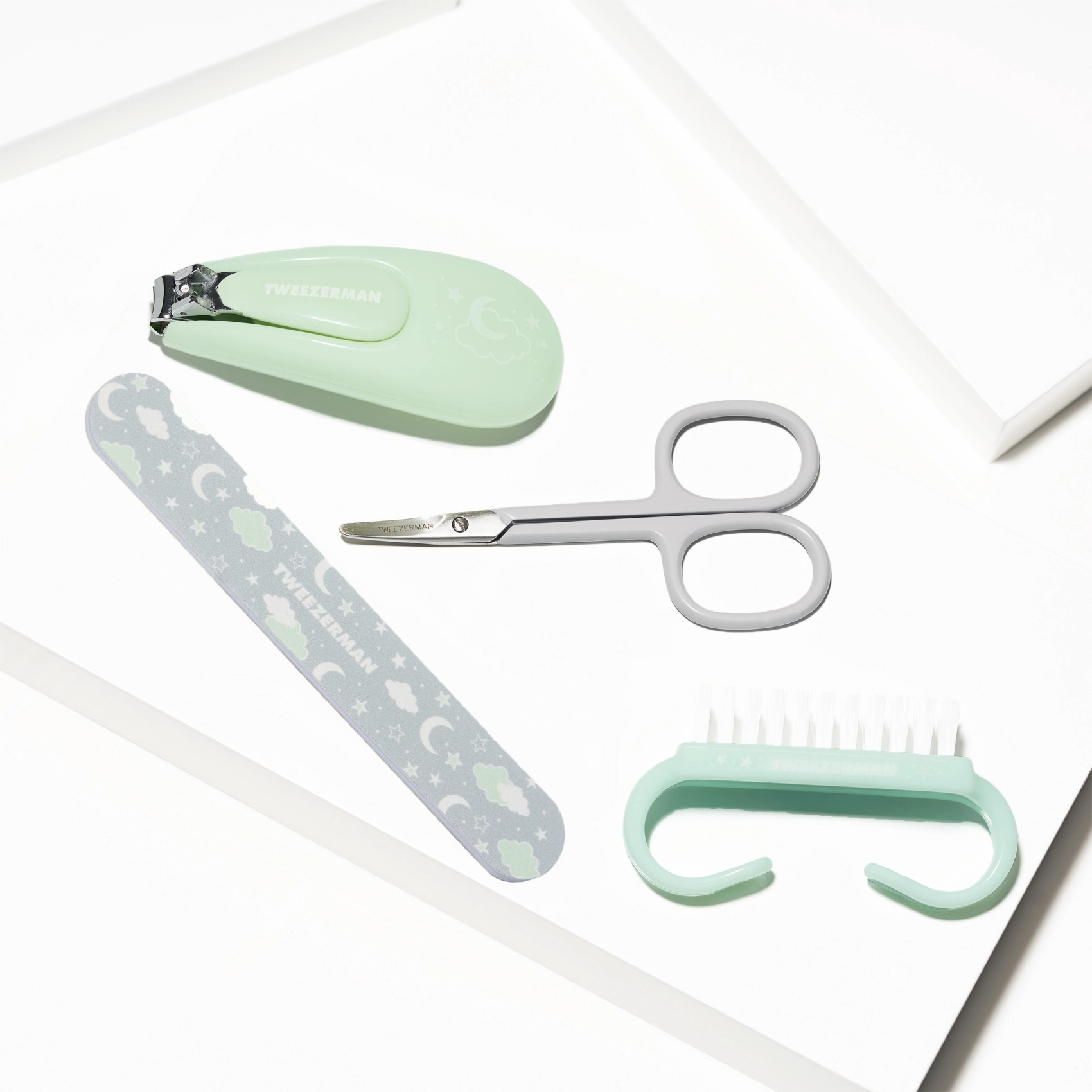 Tweezerman Baby Manicure Set - Green - Mellow Monkey
