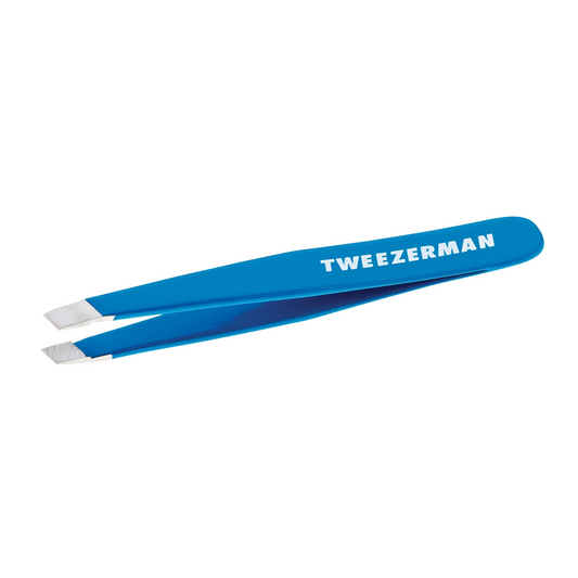 Tweezerman Mini Slant Tweezers - Bahama Blue - Mellow Monkey