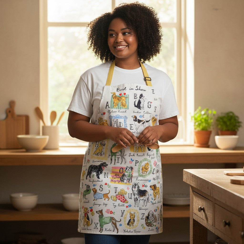 Best In Show Oilcloth Apron - Mellow Monkey