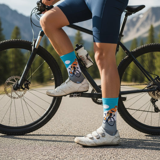 Hill Climb - Natural Bamboo Knit Socks - Mellow Monkey